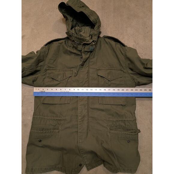 VTG 1960s U.S. ARMY M-65 Field Jacket Coat Cold Weather OG-107 Vietnam Scovile - Picture 13 of 16